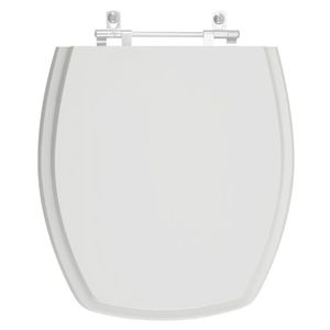 Assento Sanitário Thema Cinza Platina Para Vaso Incepa