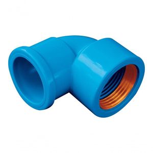 Joelho 90º Sold.-roscável Bucha Latão 25mmx1-2 Azul - Akato