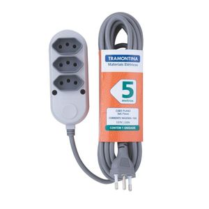 Extensão Multipla 3 Tomadas 2p+t 10 A 250 V Tramontina 5 M