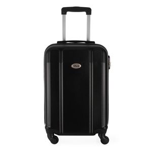 Mala de Bordo Pequena para Viagem Abs Ika Continental Cadeado Integrado Rodas 360 - Preto, PP