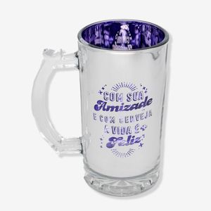 Caneca De Chopp Eletrostática Com Sua Amizade Zonacriativa