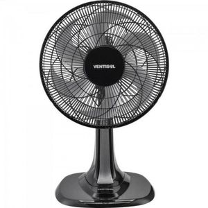 Ventilador De Mesa Ventisol Turbo 6 30cm Preto/cinza 127v [f002]