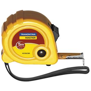 Trena Tramontina Com Fita De Aço E Corpo Em Abs Com Freio Duplo 5 M