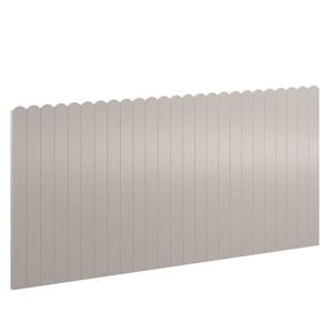 Painel Decorativo Farm 225x109x37 Cm Cinza - Matic