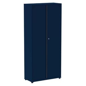 Armário Alto 2 Portas Pandin 80 Cm (largura) Inmetro Estrutura E Portas Aço Azul C- Chave
