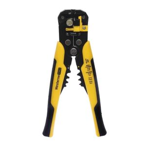 Alicate De Crimpar Western 8,5 Para Fios De 0,2 A 6mm Preto E Amarelo