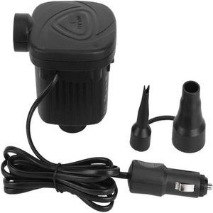Bomba De Ar Elétrica 12v Para Infláveis Colchão E Barcos - Portátil E Prática Com 2 Bocais