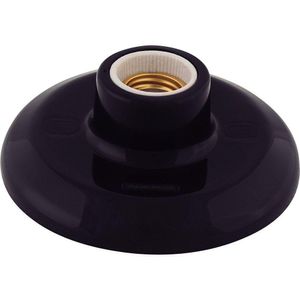 Plafon Tramontina E27 Com Soquete De Porcelana 4 A 250 V Preto Tramontina
