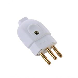 Kit 9 Plugue Macho 2p+t 20 A 250 V Tramontina Branco