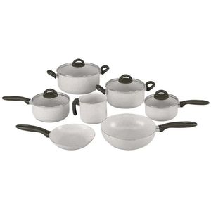 Jogo De Panelas Brinox Suprema Rev. Ceramico 7pcs - 7244/101 Vanilla