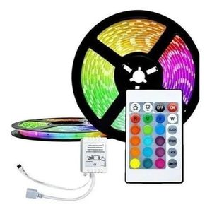 Fita Led Rgb 5050 Rolo 5M 300 Leds Ip65 + Controle