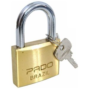 Cadeado De Latão 25mm Pado - Pado