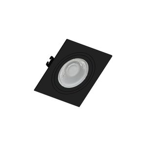 Spot De Embutir Plano Save Energy Mr16 Gu10 Bivolt Preto