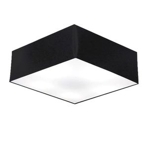 Plafon Quadrado Md-3056 15/70x70cm Preto Bivolt