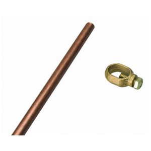 Haste Terra Cobreada Aterramento C- Conector 1,2m