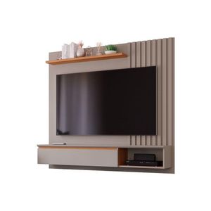 Home P- Tv Até 60 Pol Panamá Plus Ripado C- 1 Porta E Nicho 162x157cm Off White-nature - Permóbili