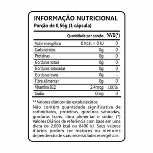 Vitamina B12 100% Idr Maxinutri 60 Cápsulas