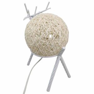 Luminaria Abajur Mesa Rena Veado Cervo Decoraçao Natal Quarto Sala Escritorio