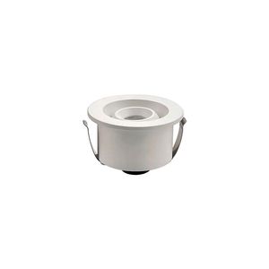 Spot De Embutir Nordecor Ollo Mini Redondo Led Alto Irc 90 3w Bivolt Branco 3000k Luz Amarela 6542