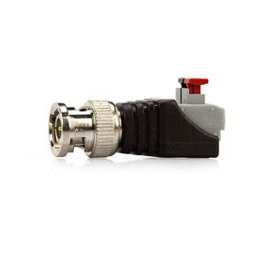 Adaptador Borne Pressão Plug Bnc - Macho