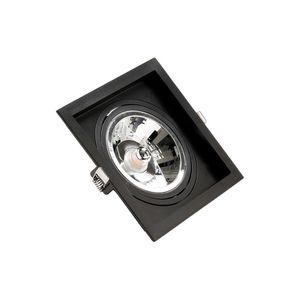Spot De Embutir Recuado Save Energy Ar111 Gu10 Bivolt Preto Se-330.1068