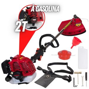 Roçadeira Kawashima Kw26-t 25.4cc à Gasolina Com Acessórios