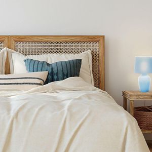 Luminária Abajur Taschibra Pottery 32cm E27 Bivolt Azul