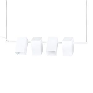 Lustre Pendente Blumenau Kina Light G9 Bivolt Branco Fosco