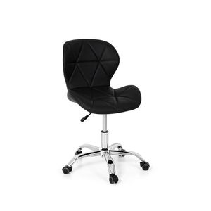 Cadeira Office Eiffel Slim Base Giratória Preto