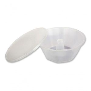 Forma Para Mini Pudim Descartável Com Tampa C-60 80 Ml