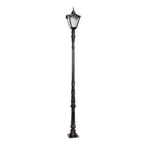Poste Colonial Jardim Decoração Bari Alumínio Fundido 253Cm