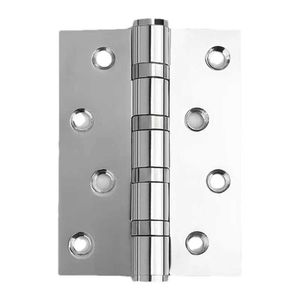 Dobradiças Polidas C-reto Inox Com Rolamento 4x3