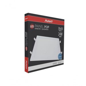 Painel Led 24w Embutir Branco 6500k