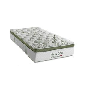Colchão Solteirão Molas Visco Ensacadas Masterpocket Monte Carlo Euro Pillow (96x203x33) - Herval