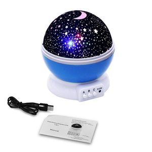Luminária Projetor Abajur Estrelas Galáxia Universo Giratório Céu Azul Presente Para Namorados