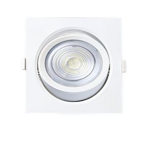 Spot De Led Embutir Alltop Par30 Quadrado 10W Bivolt Taschibra 3000K Branco Quente
