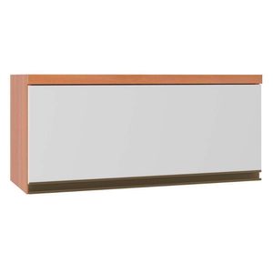 Módulo Cozinha Telasul Thela Macadâmia Armário Thela Macadâmia Com 1 Porta 80cm Freijó Branco Telasul