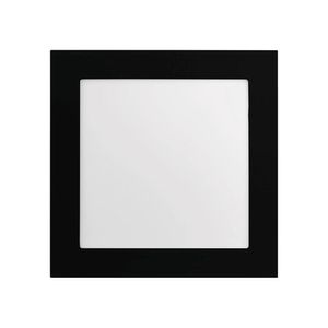 Painel Led Save Energy Quadrado Embutir 25w Bivolt Jet Black 6500k