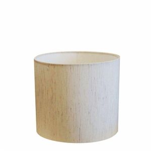 Cúpula Abajur Cilíndrica Cp-7016 35x30cm Linho Bege