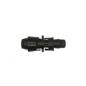 Conector União Emenda Para Mangueira Tamanho 20mm X 16mm Com Anel Garra Preto