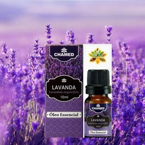 Óleo Essencial De Lavanda 10ml 100% Puro Chamed