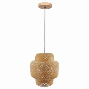 Pendente Flora 310 Fibra De Bambu 1xe27 G-light