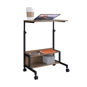 Mesa Auxiliar De Trabalho Com Regulagem De Altura E Rodízios Artetube