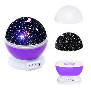 Luminária Projetor Abajur Estrelas Galáxia Bonito Céu Roxo
