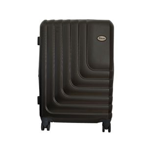 Mala De Viagem Media Abs Expansivel Ika Flex Cadeado Tsa Embutido Rodas Duplas 360 Grafite M
