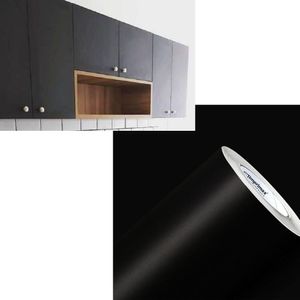 Contact Vinil Adesivo Lavavél Cozinha 7mx50cm Preto Fosco