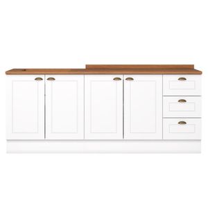 Balcao Tampo 120cm Balcao Cooktop 80cm Americana Henn
