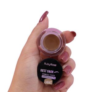Ruby Rose Hb8400 Best Brown Pomada Para Sobrancelha 3,3g Cor light