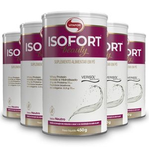 Kit 5 Isofort Beauty Vitafor Neutro 450g