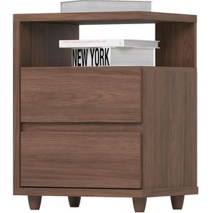 Mesa De Cabeceira 2 Gavetas 48 cm Campeche Henn